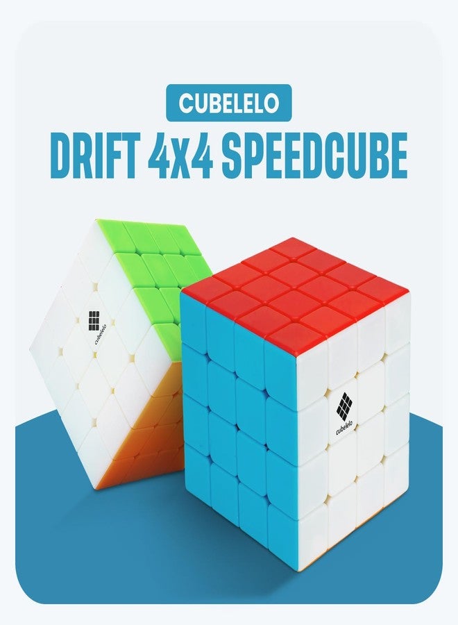 Cubelelo Drift 4x4 Stickerless Cube Puzzle Toy | Combines Smoothness, Stability & Durability | 4x4x4 Speedcube for Beginners| Suitable for Kids Ages 6 to 14 Years Old, Boys, Girls & Adults - Image 2